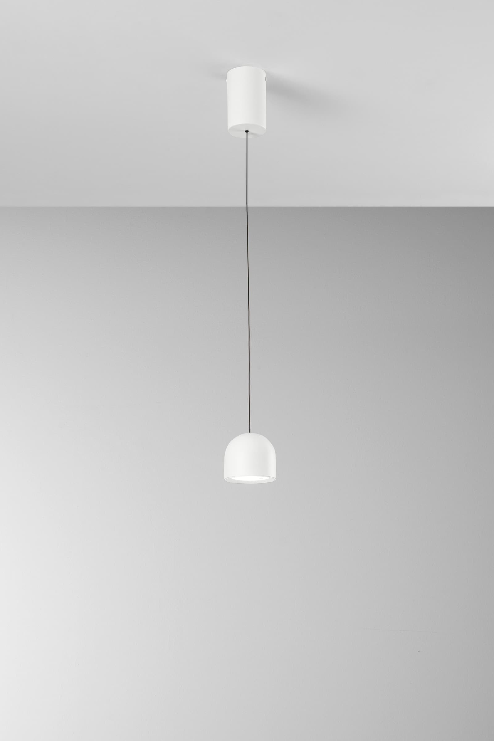 SOSPENSIONE LED YOYO BIANCA IN METALLO+ACRILICO 6W 3000K diam.10X150 CM - 2