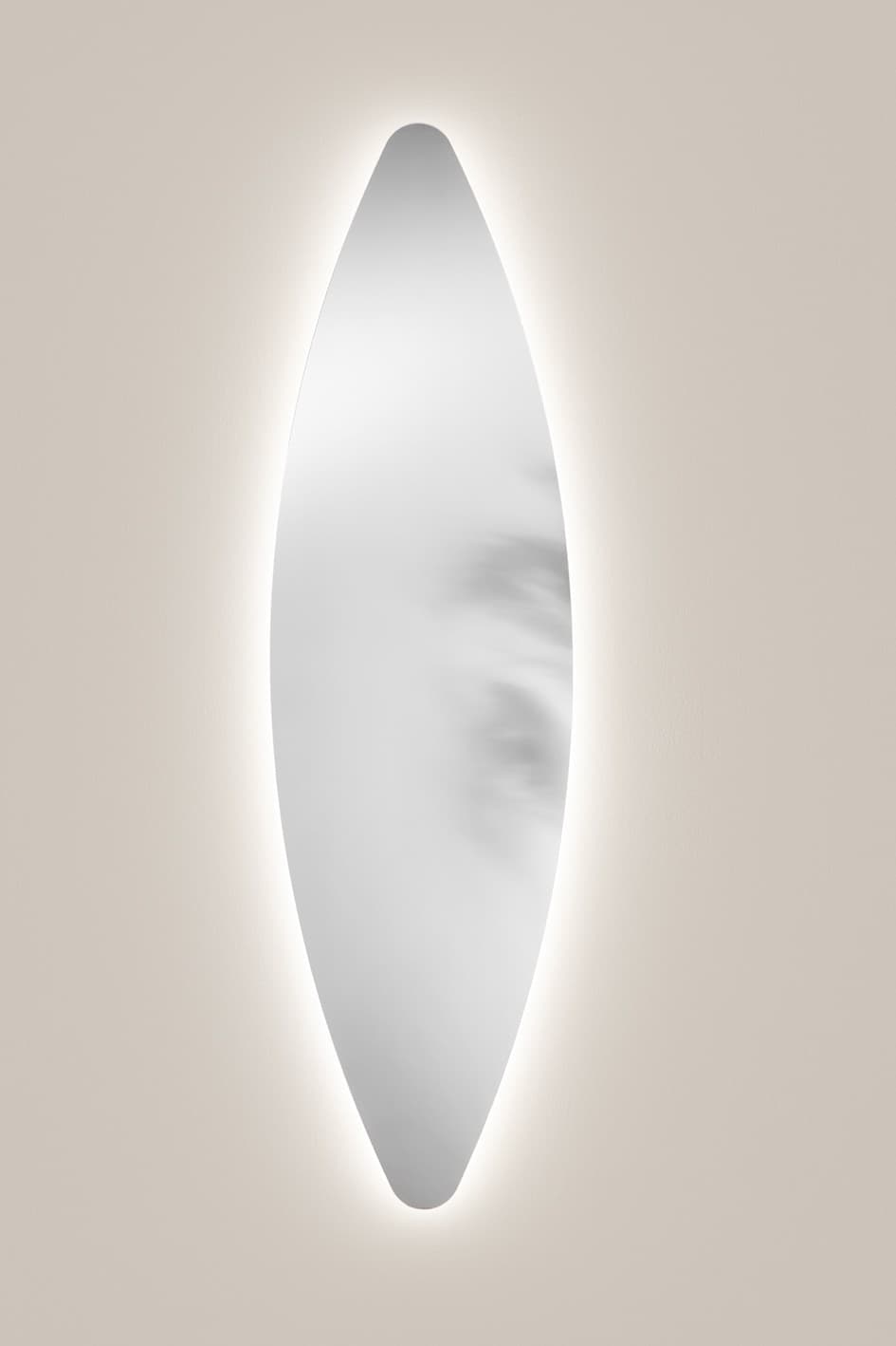 Specchio Bagno Ovale LED 160x45cm CCT 2 Temperature - 2