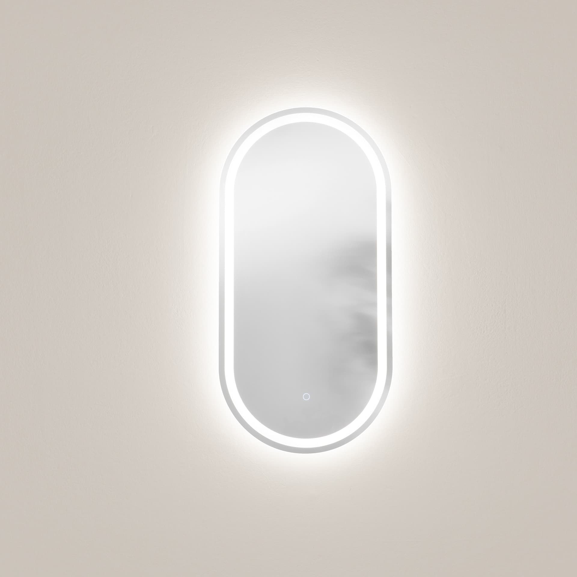 Specchio Bagno Ovale LED Touch CCT In 2 misure - 2