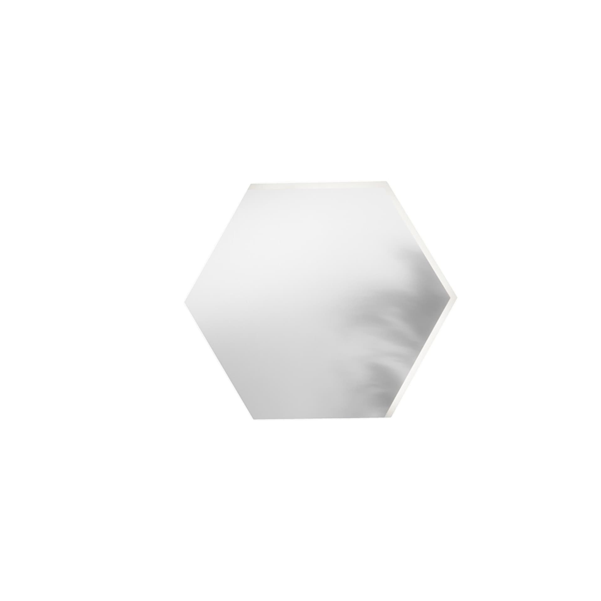 Specchio Bagno Esagonale LED Bordo Satinato CCT 2 Misure - 6