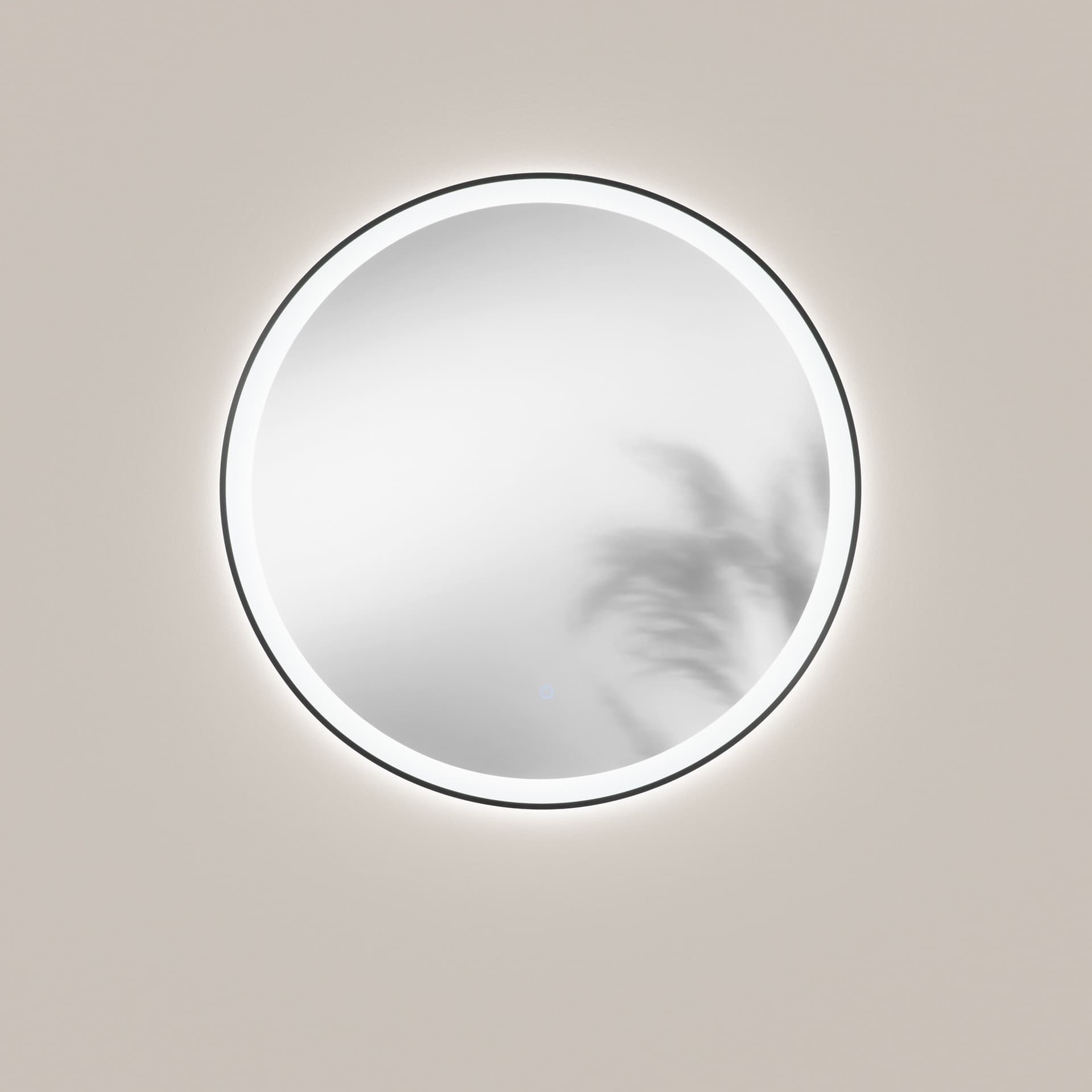Specchio Bagno Design 80cm LED Touch Oro o Nero - 4