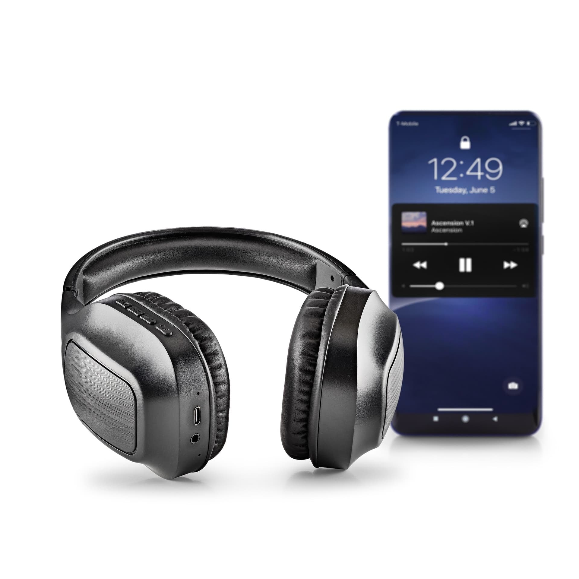 NGS Cuffie Bluetooth +Mic Artica Wrath Black - 6
