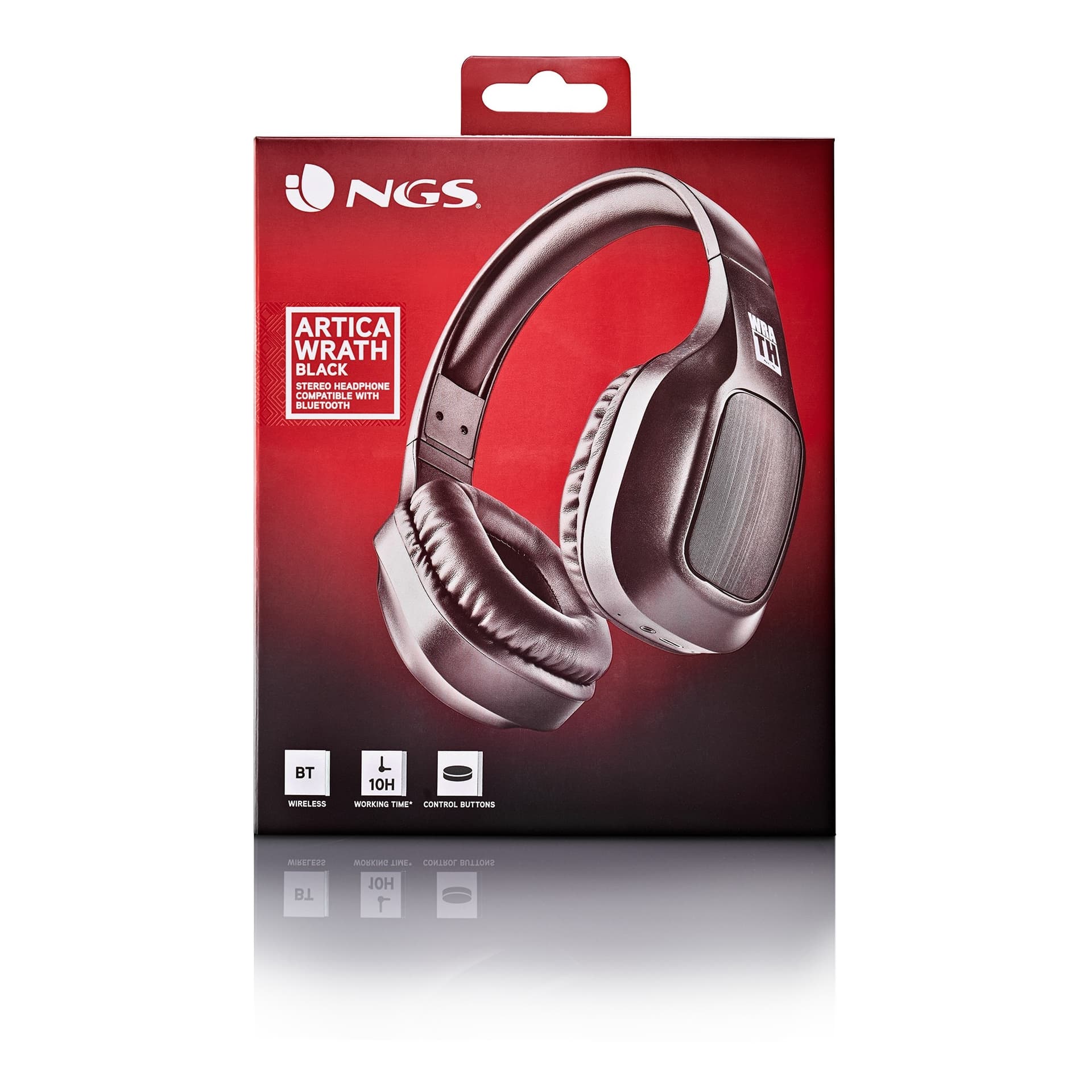 NGS Cuffie Bluetooth +Mic Artica Wrath Black - 7