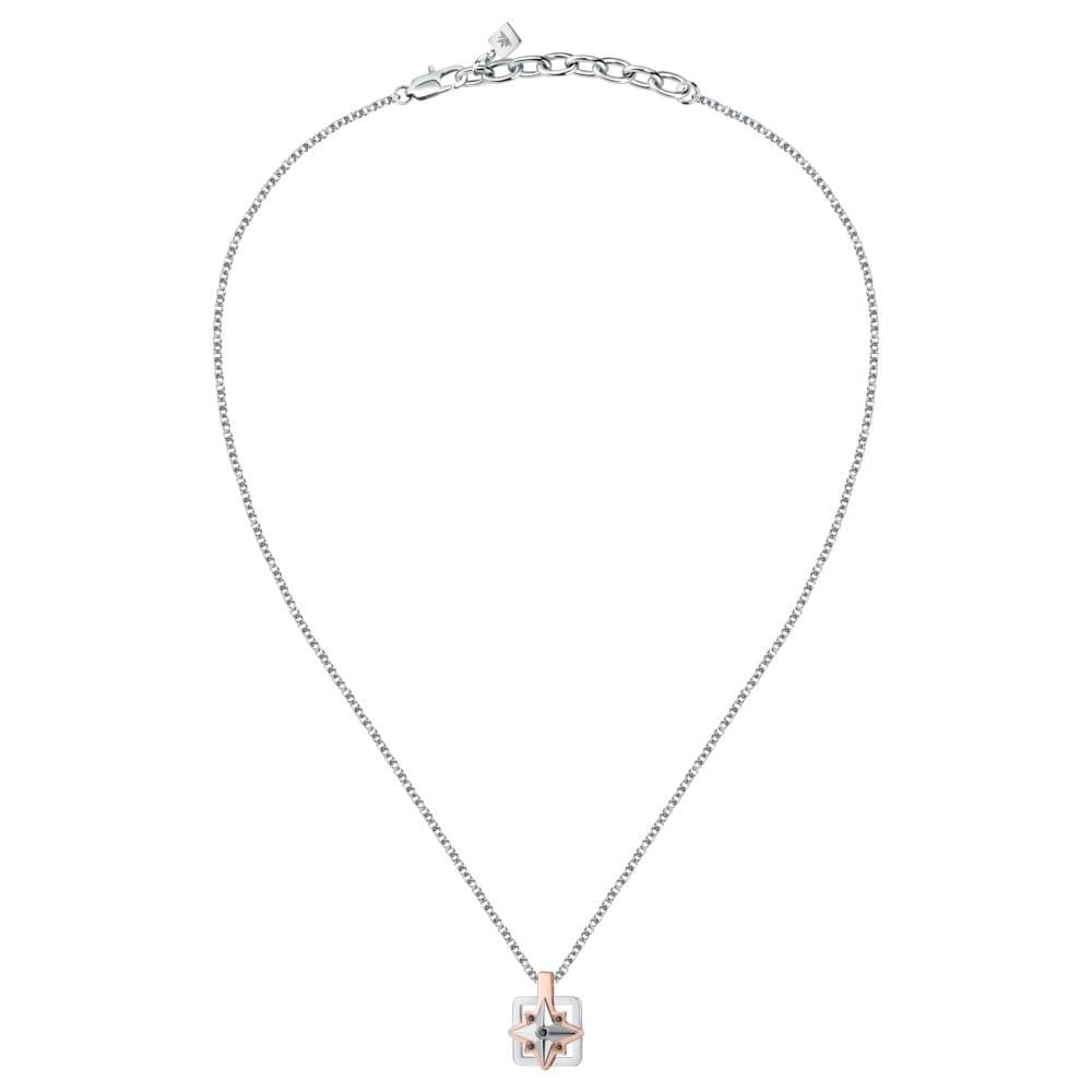 Collana Morellato Versilia Uomo Acciaio Silver Rose Gold (SAHB13) - 2