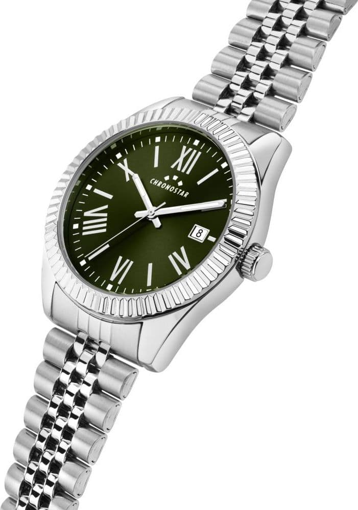 Chronostar Daily – Orologio Uomo Silver con Quadrante Verde (R3753312007) - 2