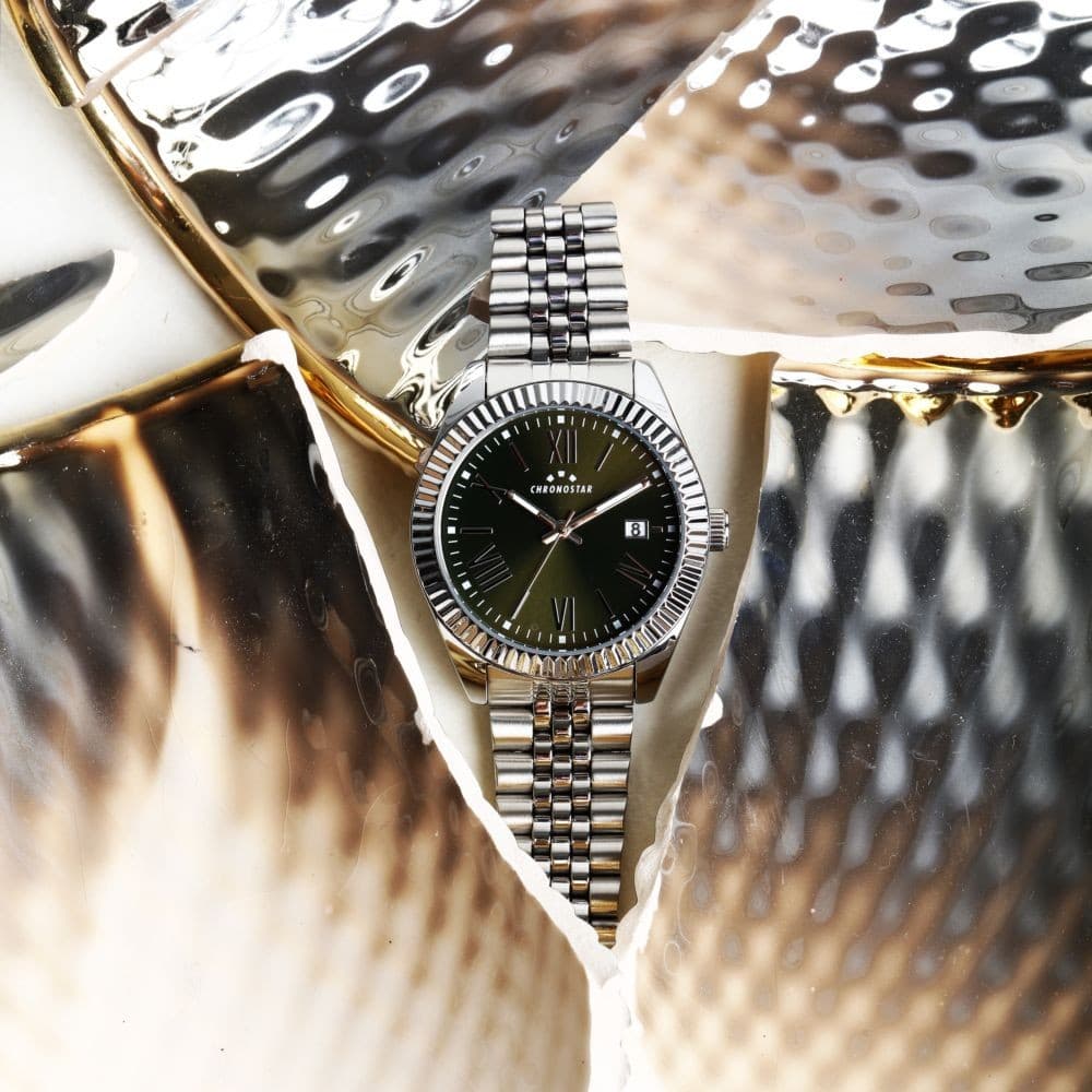 Chronostar Daily – Orologio Uomo Silver con Quadrante Verde (R3753312007) - 6