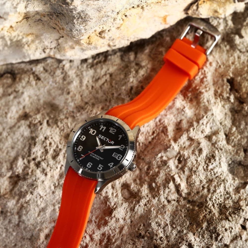 Sector 270 – Orologio Uomo Acciaio con Cinturino Arancione (R3251578017) - 6