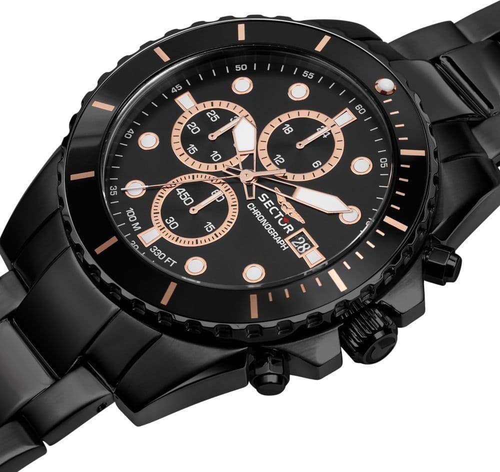 Sector 450 – Orologio Uomo Cronografo Acciaio Nero (R3273776005) - 3