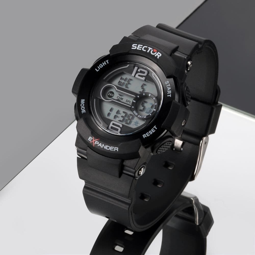 Orologio Sector EX-16 Digitale Unisex Nero (R3251525001) - 2