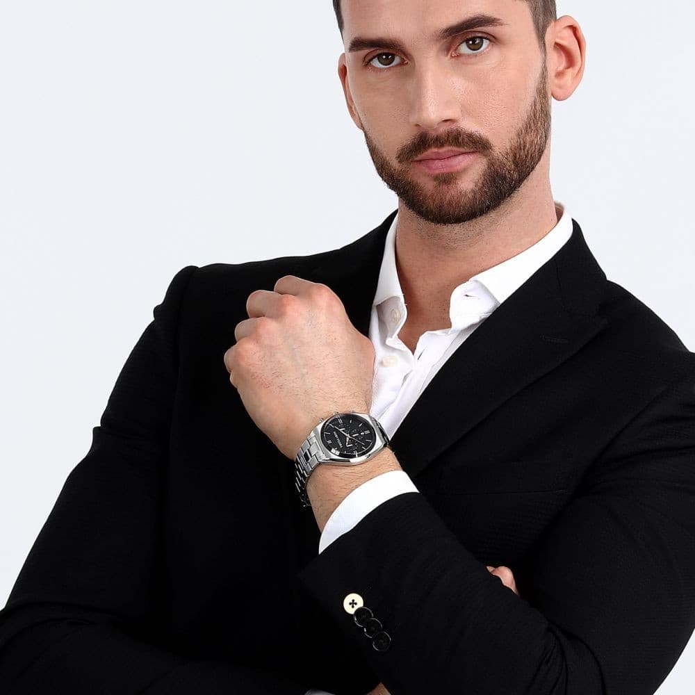 Trussardi Metropolitan – Orologio Uomo Multifunzionale Nero (R2453159002) - 6