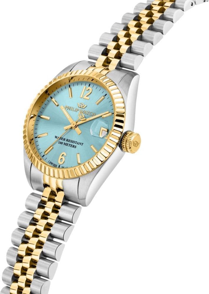 Philip Watch Caribe Lady Azzurro Gold 31mm (R8253597662) - 2