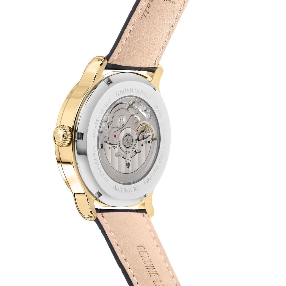 Maserati Epoca – Orologio Uomo Automatico Gold Nero (R8821118011) - 3