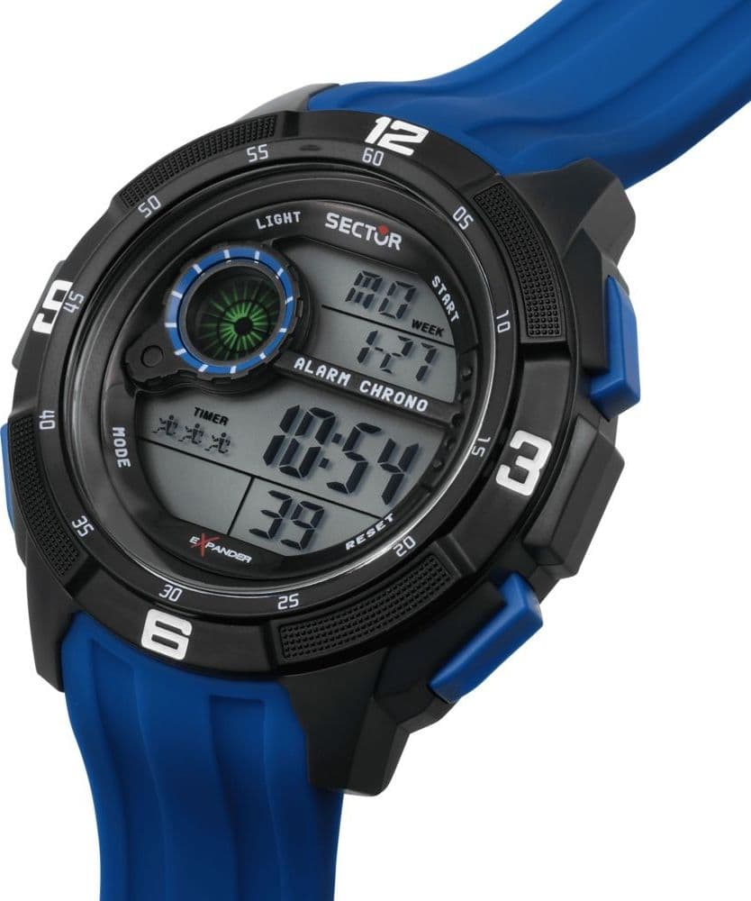 Sector Ex-04 Digitale Nero Blu Uomo 54 mm (R3251535002) - 2