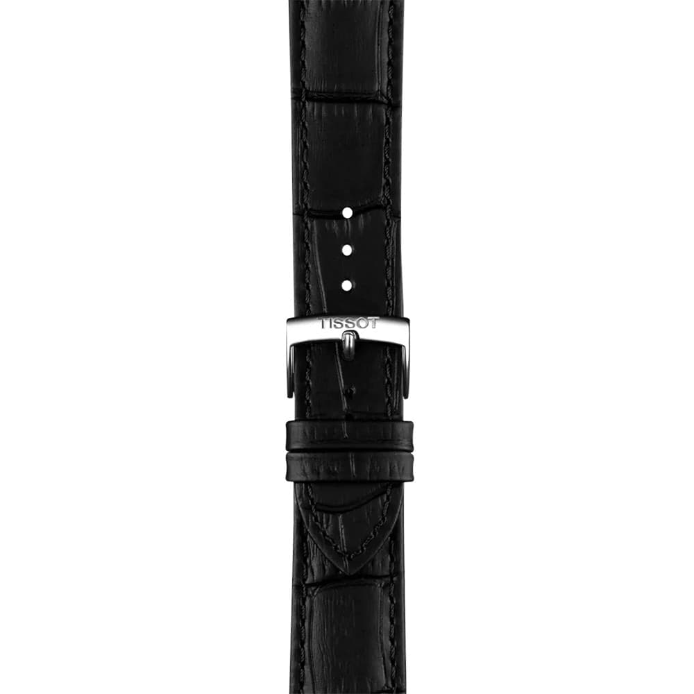 Tissot Gentleman Uomo Nero Pelle Nero 39 mm (T0354461605102) - 5