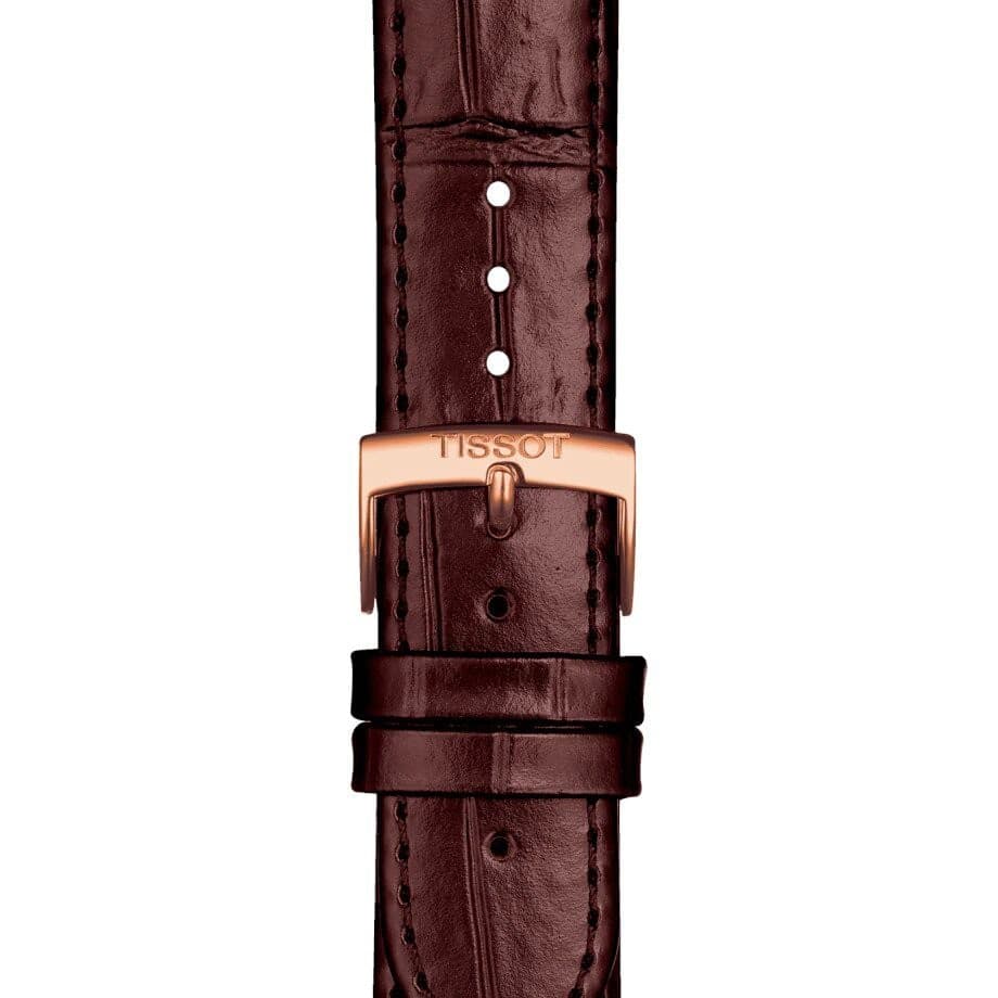 Tissot Carson Premium Uomo Silver Pelle Marrone (T1224073603300) - 2