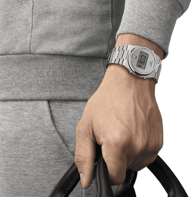 Tissot PRX Digital Uomo Silver Acciaio (T1374631103000) - 3