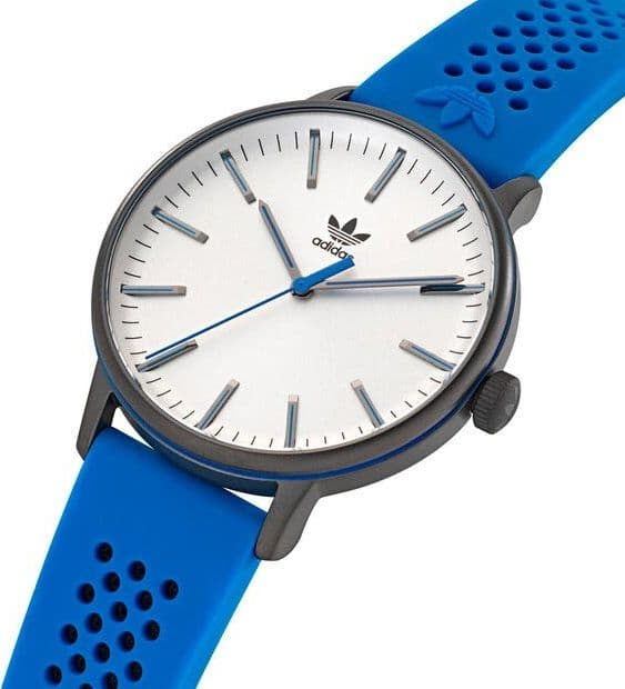 Orologio ADIDAS unisex CODE tempo gomma blu / bianco - 2