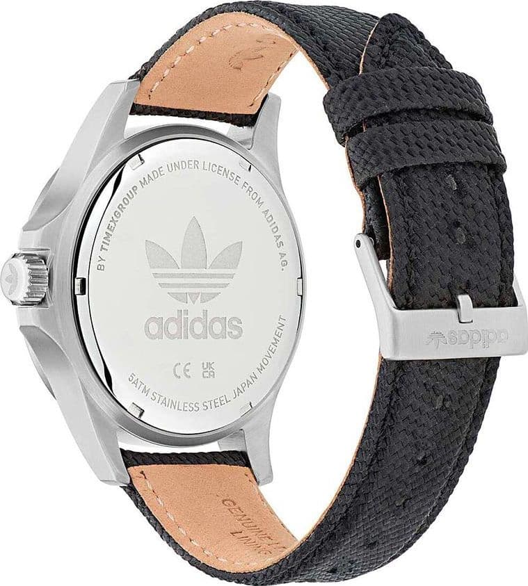 Orologio ADIDAS uomo EXPRESSION ONE pelle nero / acciaio - 3
