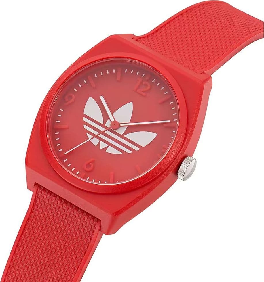 Orologio ADIDAS unisex PROJECT TWO gomma rosso - 2