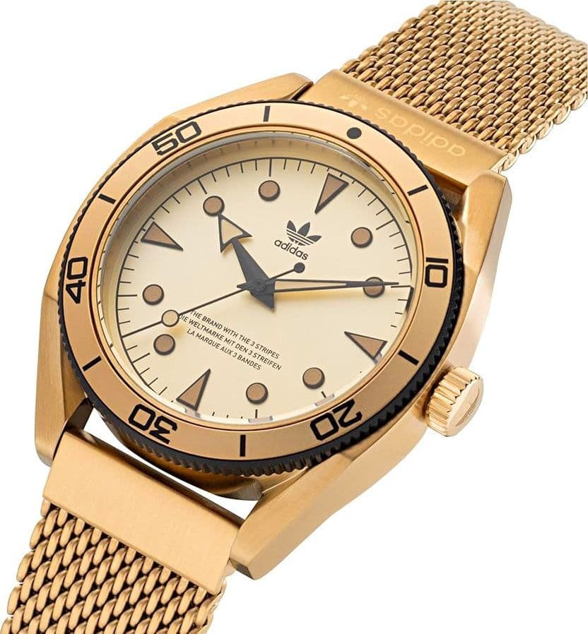 Adidas Fashion Edition Two – Orologio Oro con Maglia Milano (AOFH22004) - 2