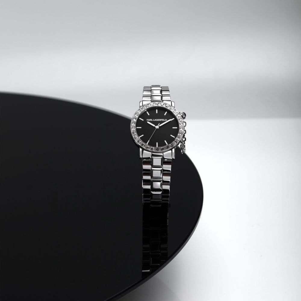 Karl Lagerfeld Orologio Donna Silver Nero (R0553100507) - 6