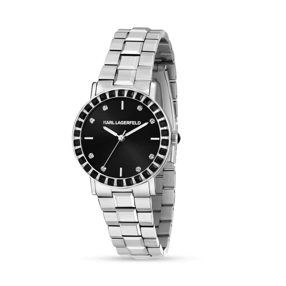 Karl Lagerfeld Orologio Donna Silver Nero (R0553100510)