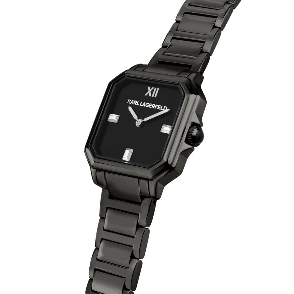 Karl Lagerfeld Orologio Donna Nero Square (R0553102504) - 2