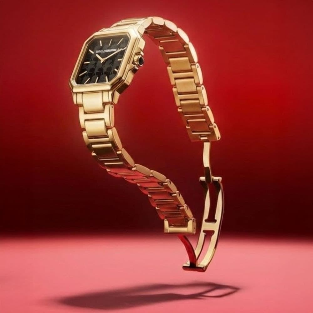 Karl Lagerfeld Orologio Donna Oro Square (R0553102508) - 6