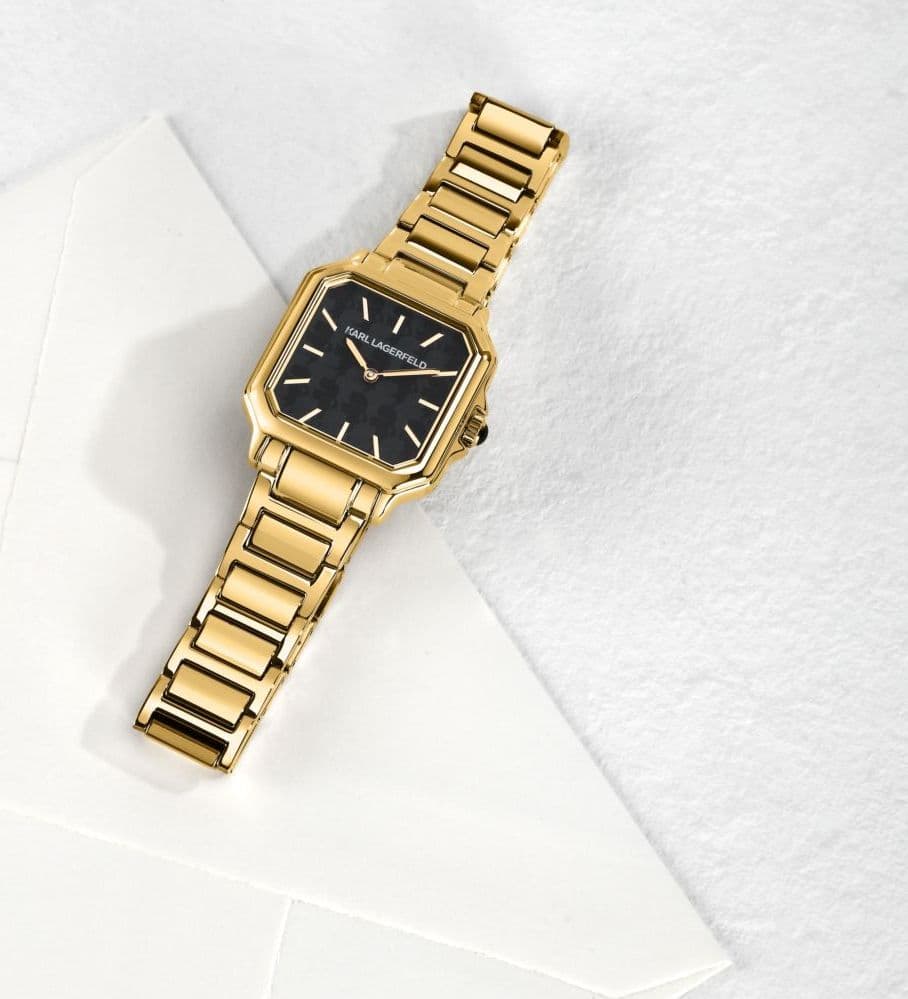 Karl Lagerfeld Orologio Donna Oro Square (R0553102508) - 7