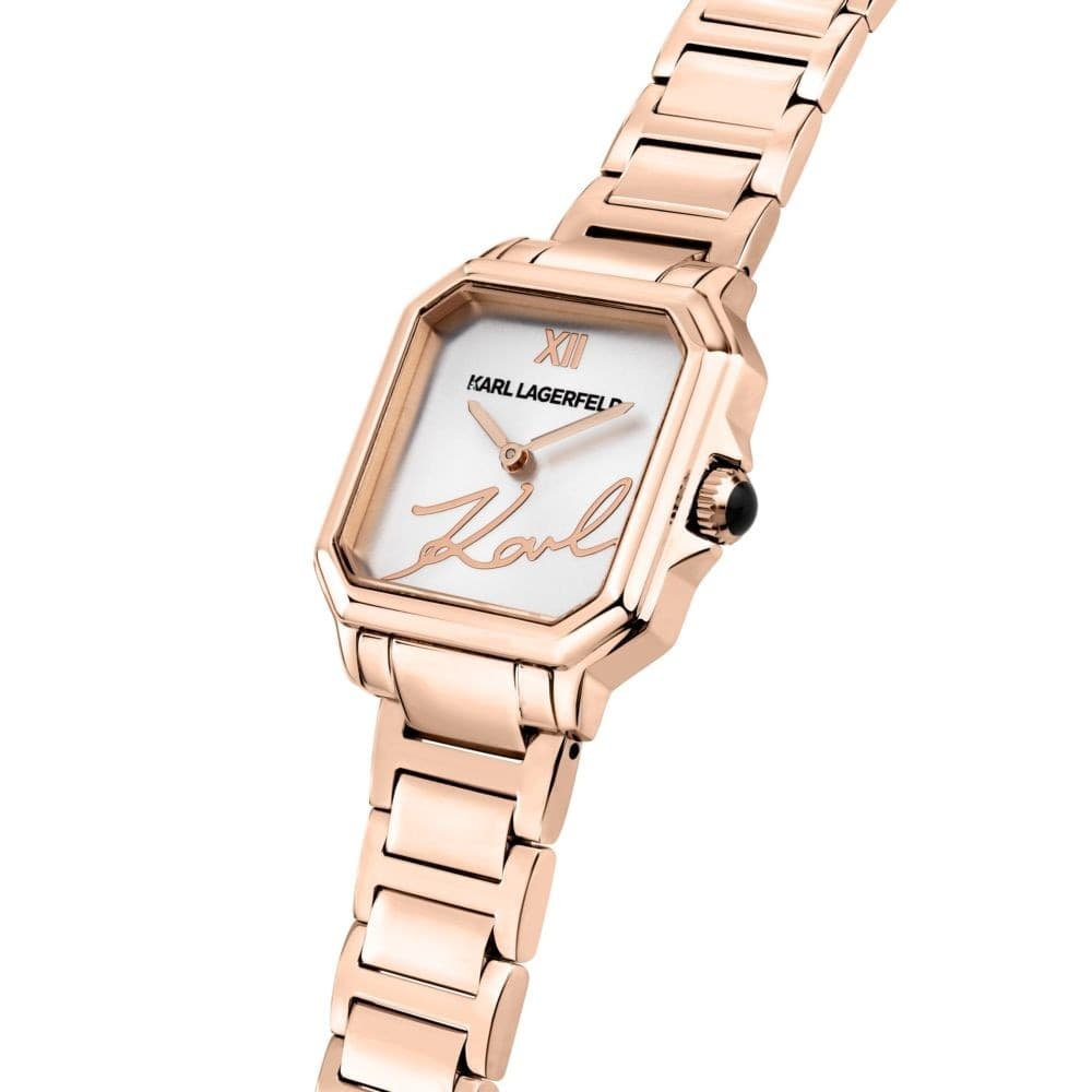 Karl Lagerfeld Orologio Donna Oro Rosa Square (R0553102509) - 2