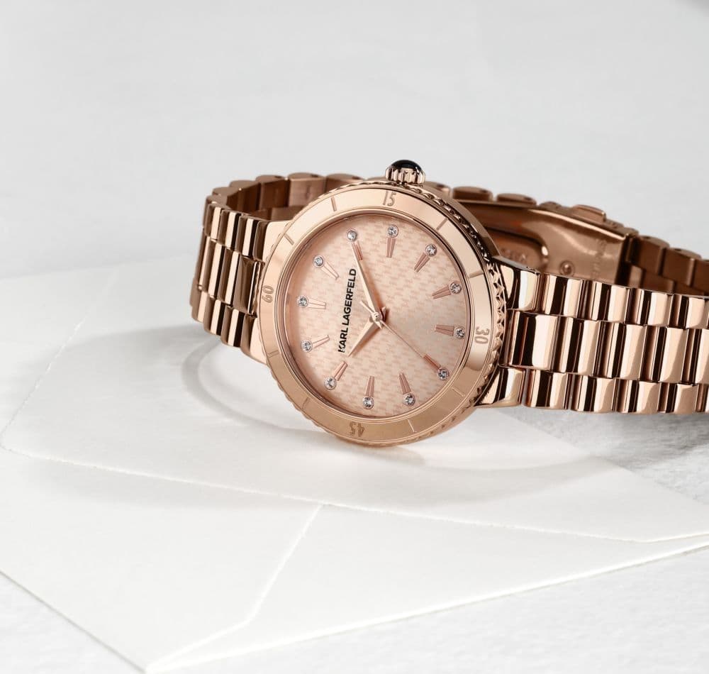 Karl Lagerfeld Orologio Donna Kaiser Oro Rosa (R0553104503) - 6