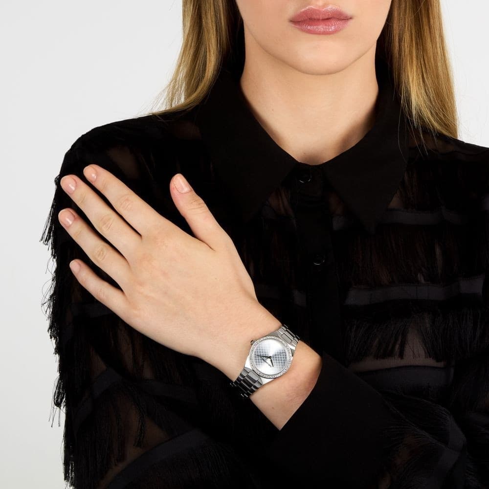 Karl Lagerfeld Orologio Donna Hamburg Silver Acciaio (R0553105509) - 5