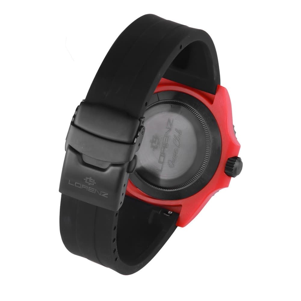 Lorenz Ocean Club – Orologio Uomo TR90 Red Silicone (30268CC) - 2