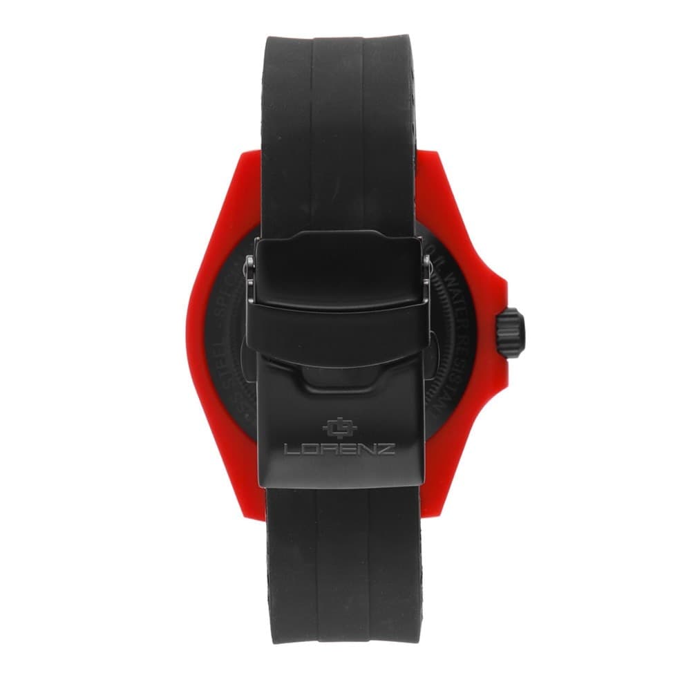 Lorenz Ocean Club – Orologio Uomo TR90 Red Silicone (30268CC) - 3