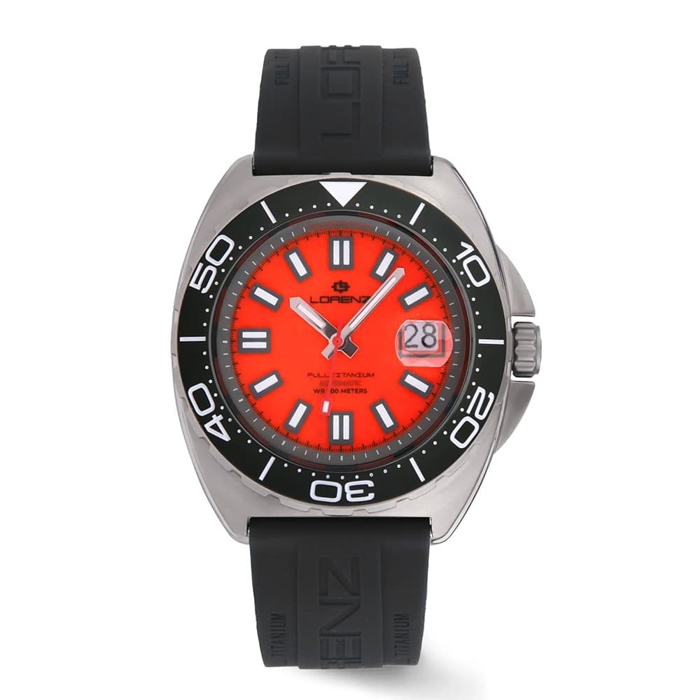 Lorenz Full Titanium – Automatico quadrante arancio (30269CC) - 2