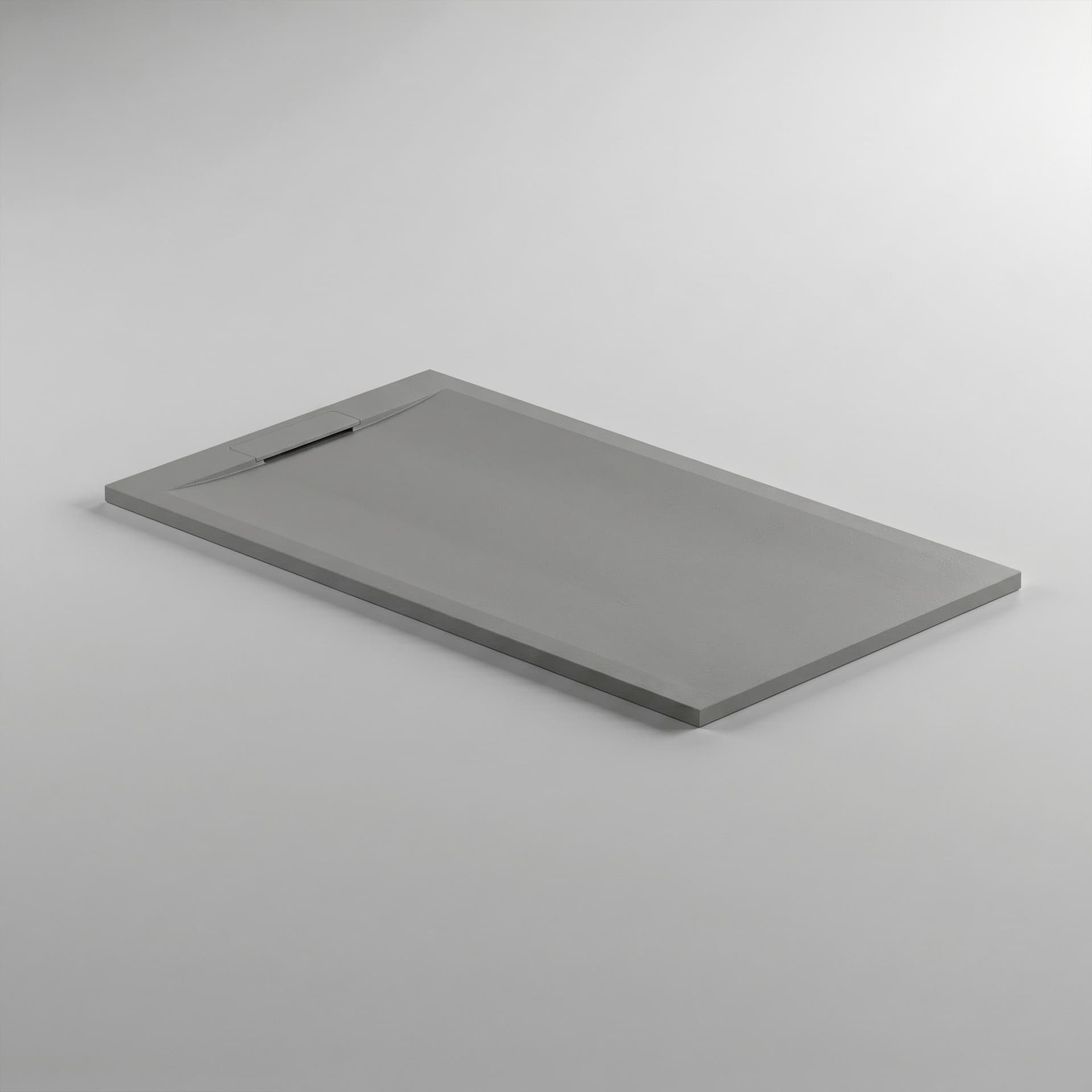 Piatto doccia in marmoresina Grigio Chiaro effetto pietra cemento ZEN - 4