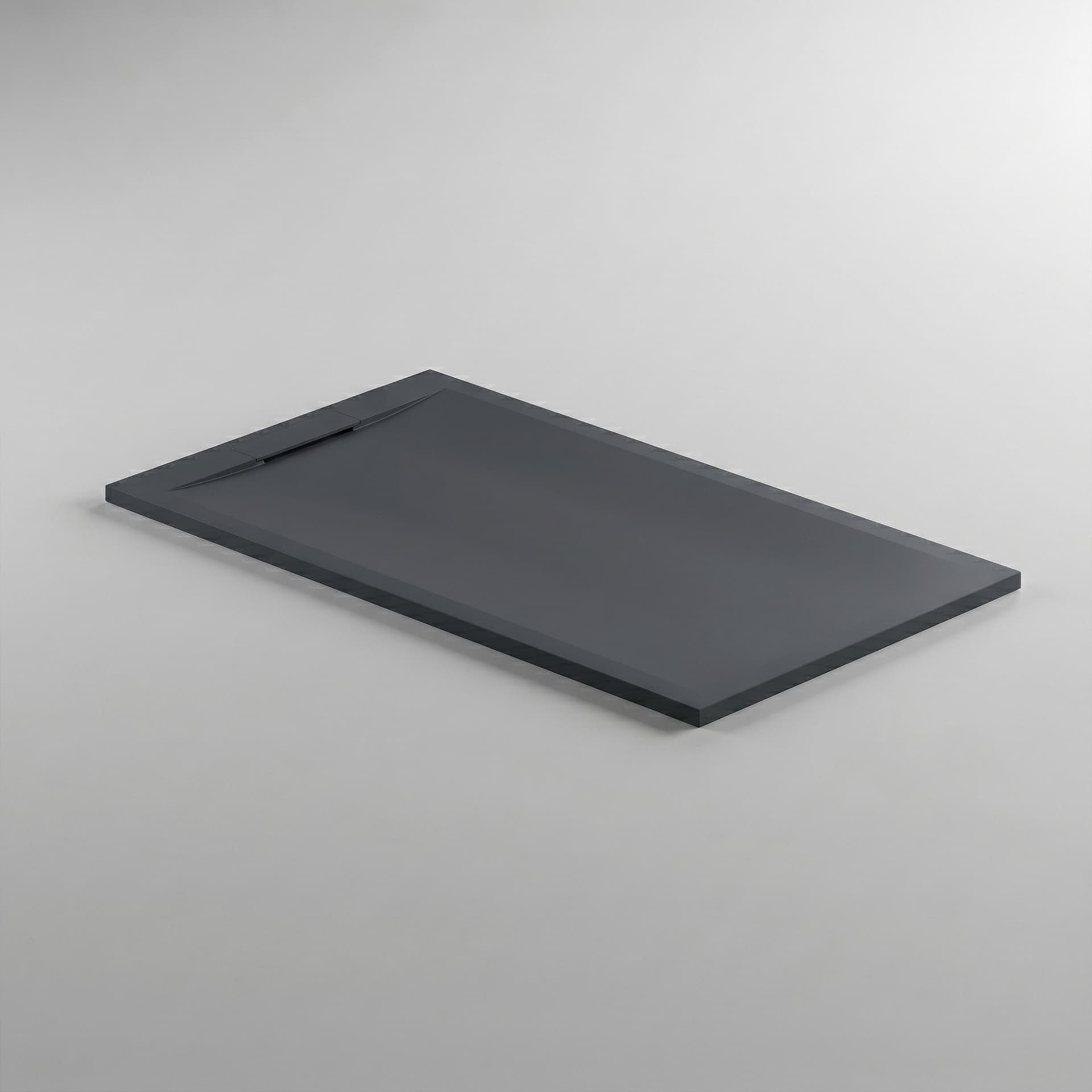 Piatto doccia in marmoresina Grigio Scuro effetto pietra cemento ZEN - 4