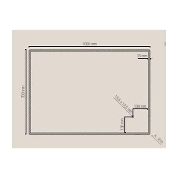 Specchio Bagno Bordo Satinato Dimming Reversibile - 4