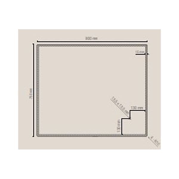 Specchio Bagno Bordo Satinato Dimming Reversibile - 6