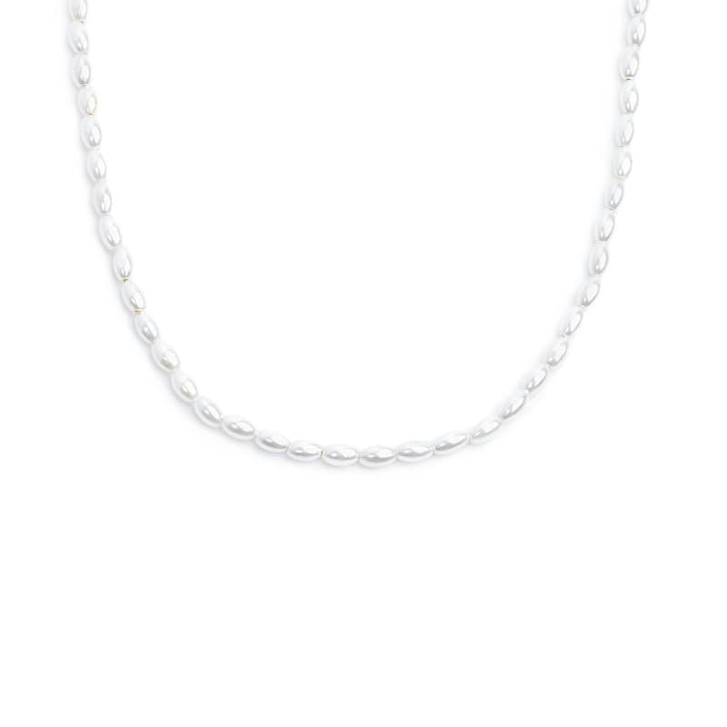 Marlù   Collana catena con perle ovali