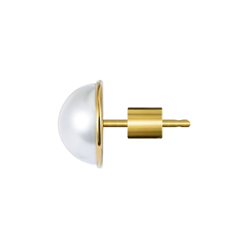 Marlù   -   Orecchino a lobo con perla 1,1cm - 2