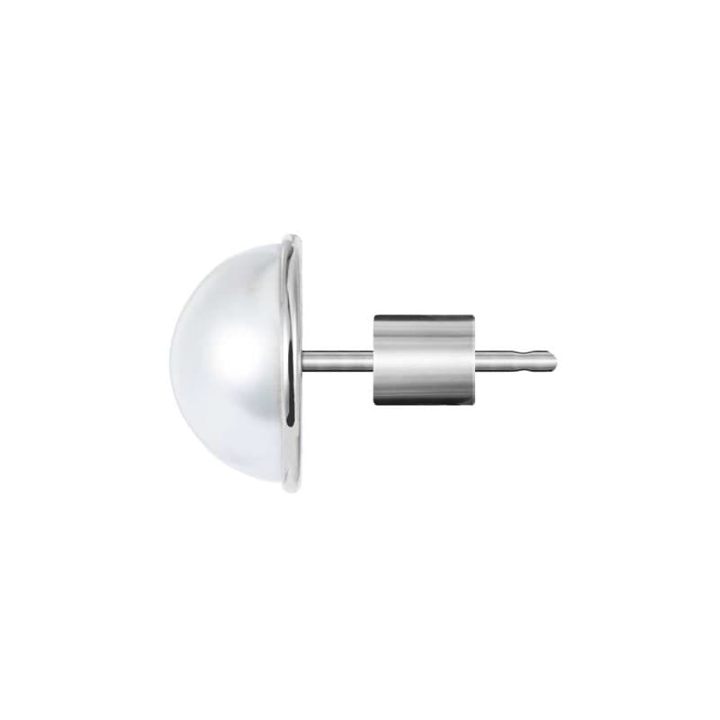 Marlù   -   Orecchino a lobo con perla 1,1cm - 2