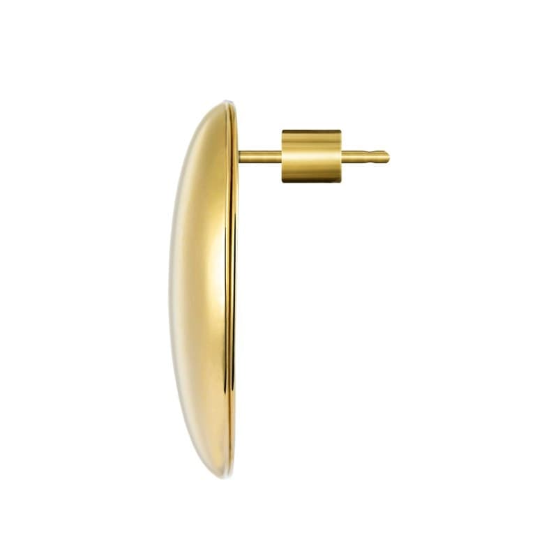 Marlù   -  Orecchino a lobo bottone ovale 2,8cm - 2
