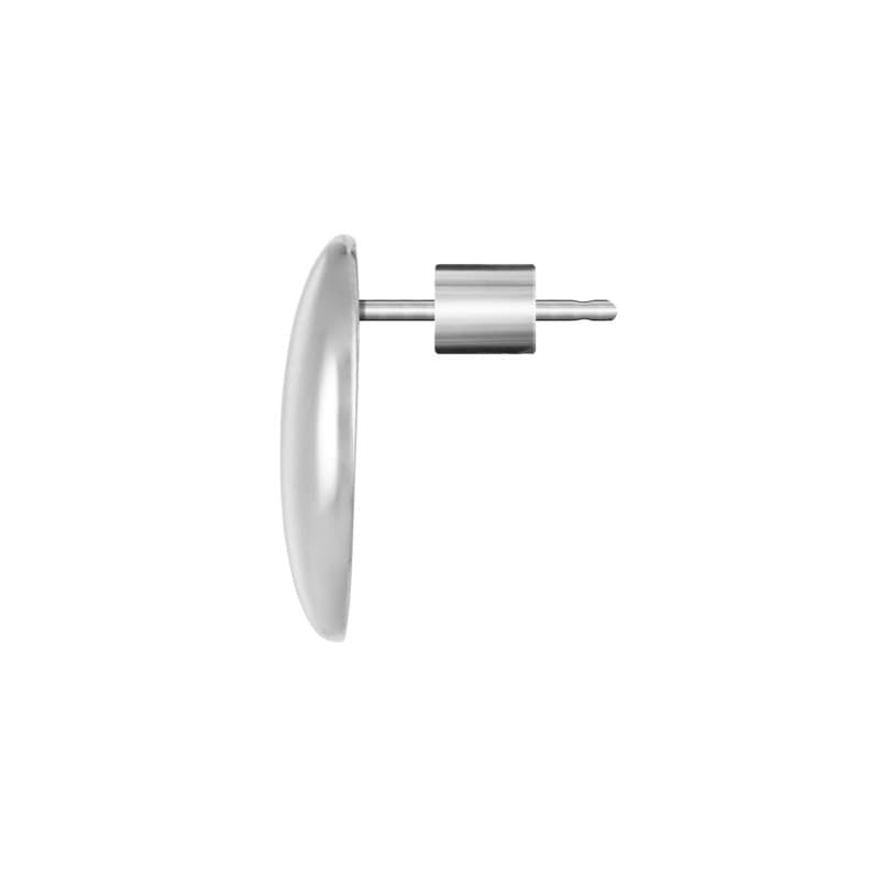 Marlù   -  Orecchino a lobo bottone ovale 1,6cm - 2