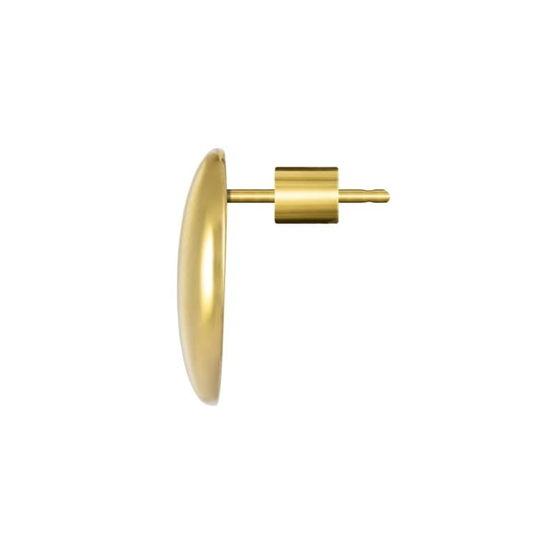 Marlù   -  Orecchino a lobo bottone ovale 1,6cm - 2