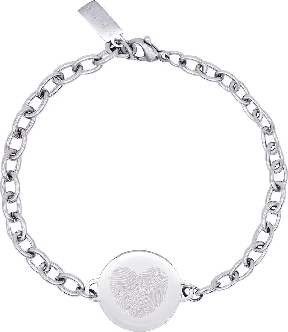 Amen -  Bracciale Emotion con Medaglia Tonda