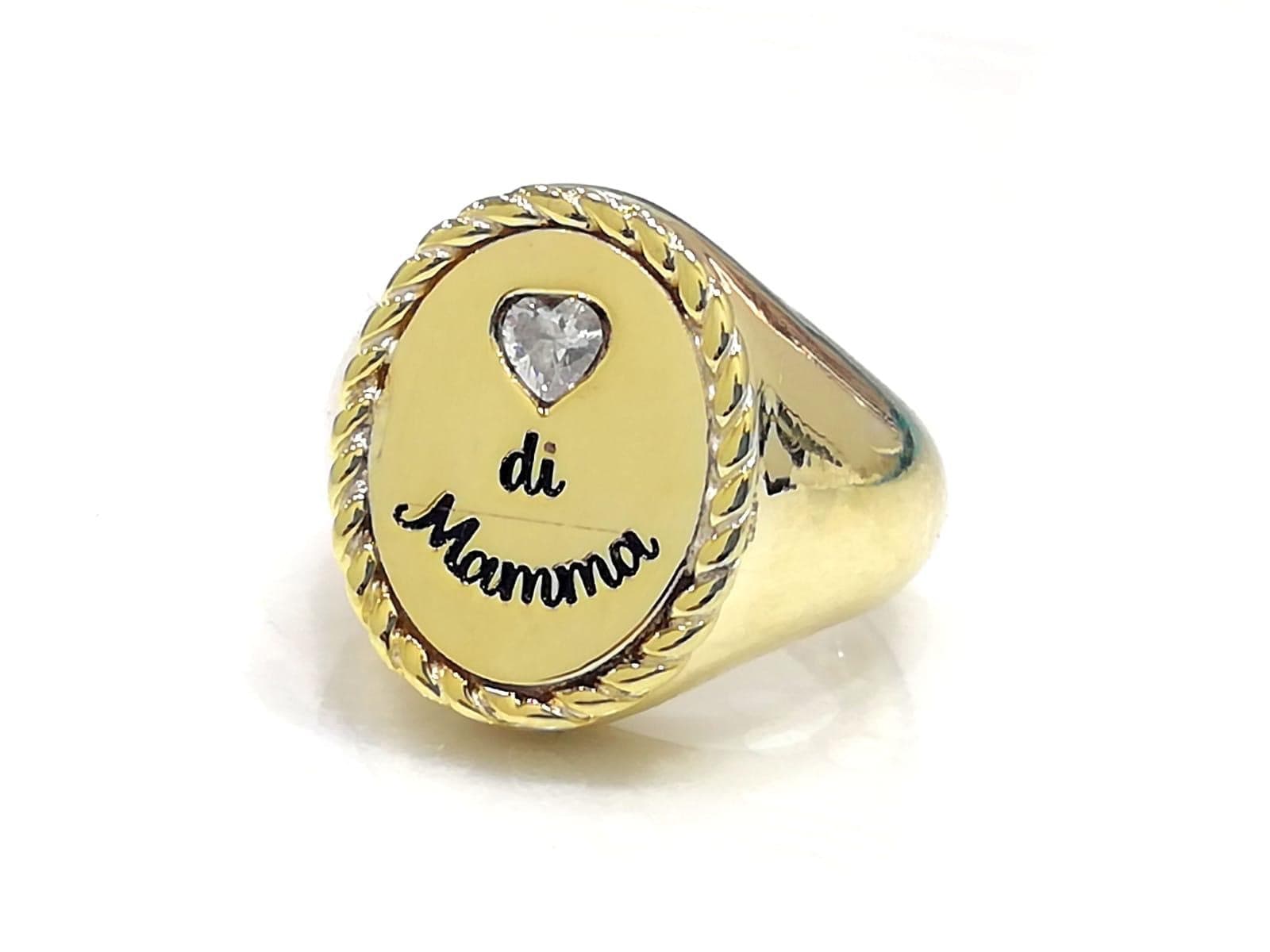 AlbaGioielli - Anello cuore di Mamma