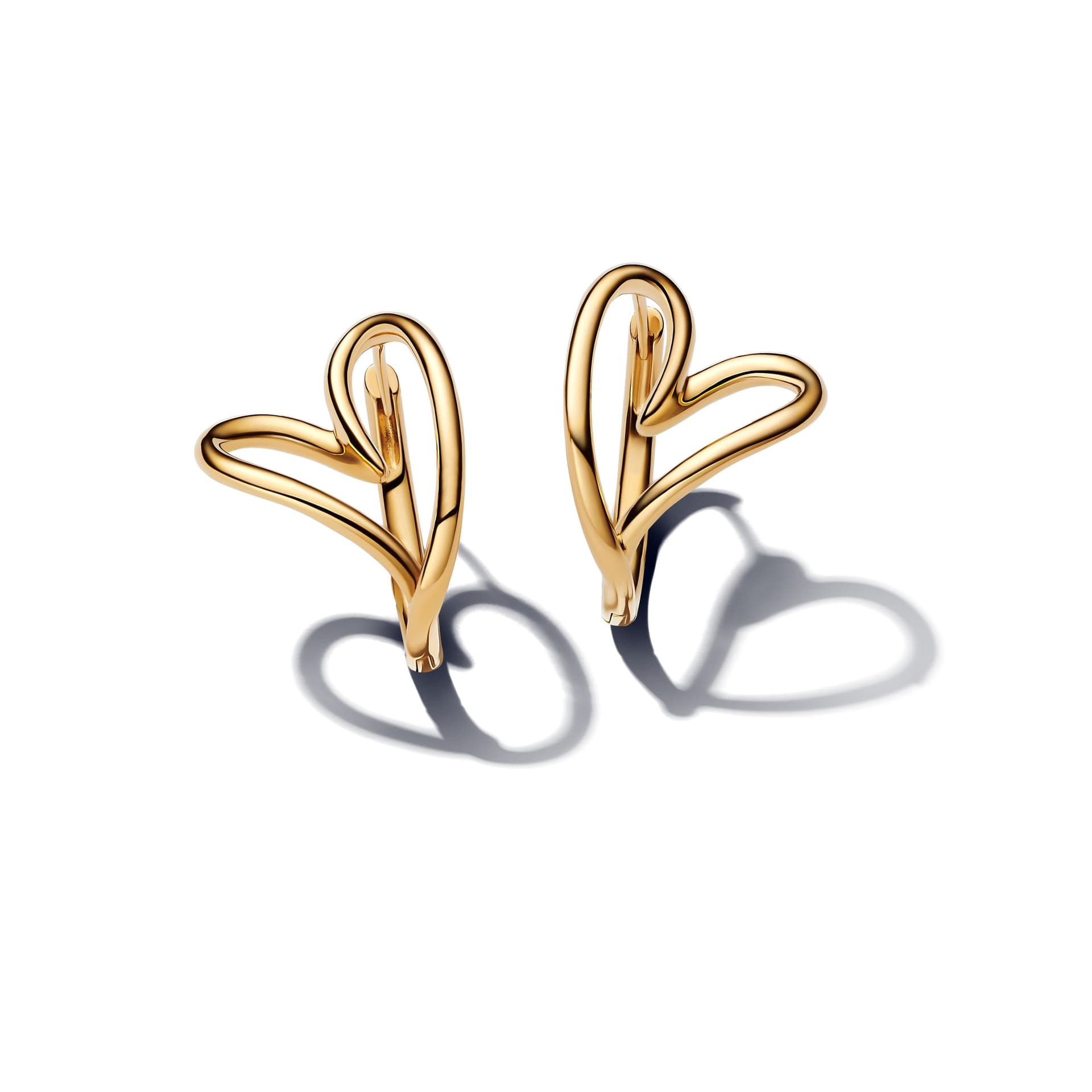 Pandora   Orecchini Cuore Linea Sinuosa - 2