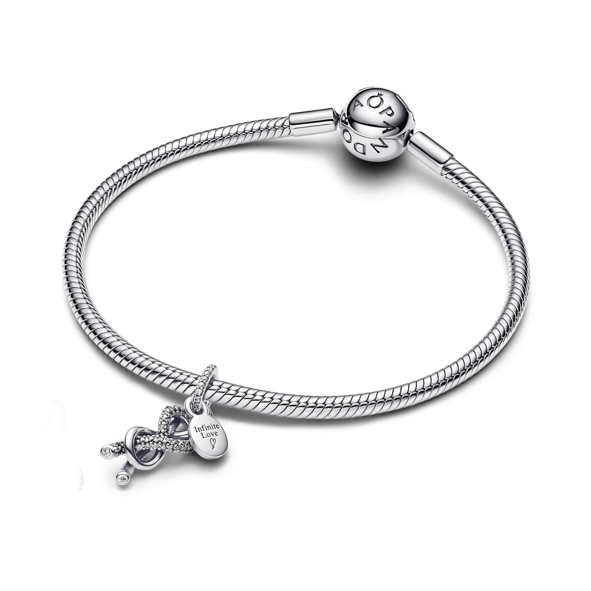 Pandora   Charm Pendente Nodo Infinito e Pavè - 3