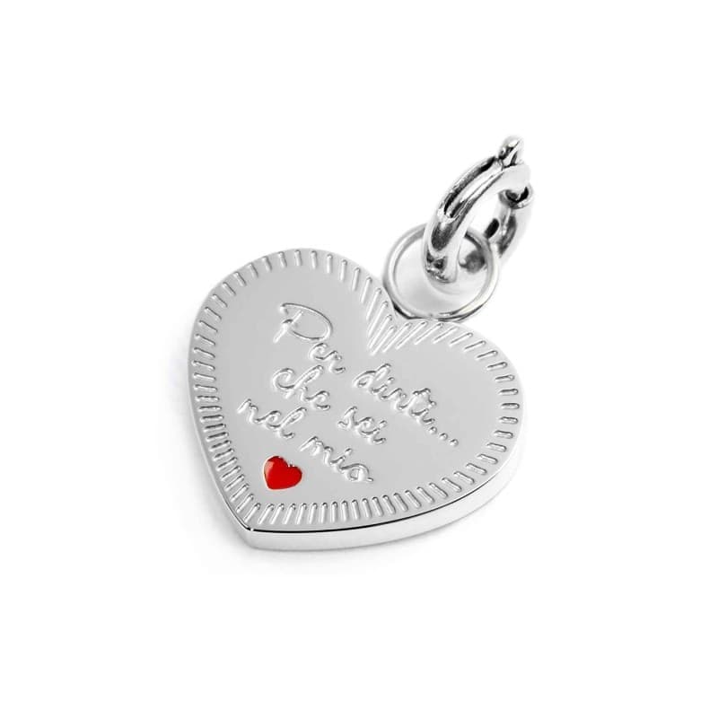 Marlù  CIONDOLO cuore zia con zircone - 2